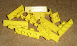 Lego 252750-X (2436) bracket 1x2 - 1x4 10 ks POUŽITÉ