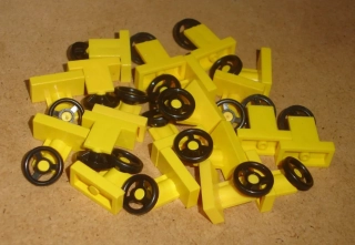 Lego 651009-X (3829c01) auto díl, volant 20 ks POUŽITÉ
