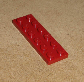 Lego 202885 (3795) destička, podložka 2x6 1 ks POUŽITÉ