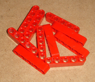 Lego 522395-X (32316) technic rameno 1x5 10 ks POUŽITÉ
