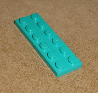 Lego 202895 (3795) destička, podložka 2x6 1 ks POUŽITÉ