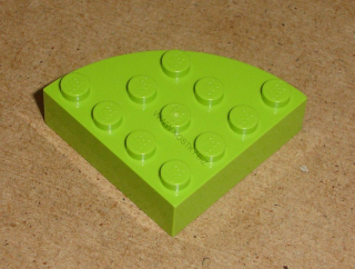 Lego 700276 (2577) kulatá kostka 4x4 čtvrtkruh 1 ks POUŽITÉ