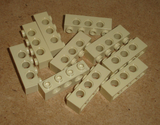 Lego 506835-X (3701) technic kostka 1x4 10 ks POUŽITÉ