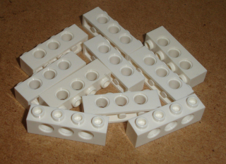 Lego 506840-X (3701) technic kostka 1x4 10 ks POUŽITÉ