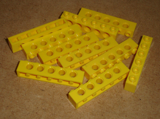 Lego 506915-X (3894) technic kostka 1x6 10 ks POUŽITÉ