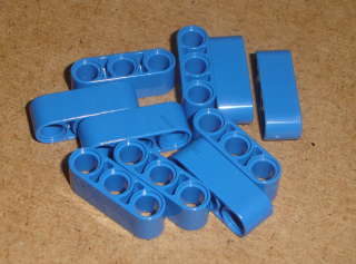 Lego 522140-X (32523) technic rameno 1x3 10 ks POUŽITÉ