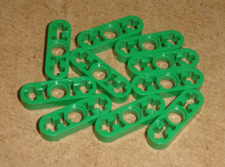 Lego 523205-X (6632) technic rameno 1x3 10 ks POUŽITÉ