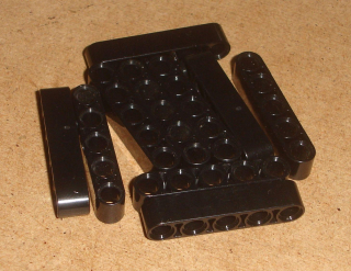 Lego 522285-X (32316) technic rameno 1x5 10 ks POUŽITÉ