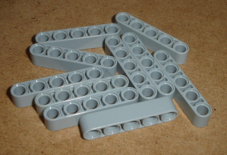 Lego 522345-X (32316) technic rameno 1x5 10 ks POUŽITÉ