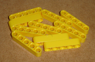 Lego 522420-X (32316) technic rameno 1x5 10 ks POUŽITÉ