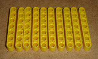 Lego 522565-X (32524) technic rameno 1x7 10 ks POUŽITÉ