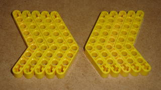Lego 520245-X (6629) technic rameno 1x9 10 ks POUŽITÉ