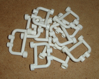 Lego 921104-X (4083) zábrana, zábradlí 1x4x2 10 ks POUŽITÉ