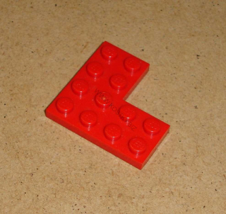 Lego 204080 (2639) destička 4x4 rohová 1 ks POUŽITÉ