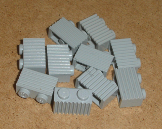 Lego 151680-X (2877) kostky žebrované 10 ks POUŽITÉ