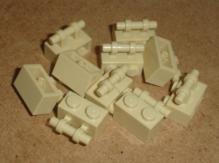 Lego 151445-X (30236) kostky s úchytem 10 ks POUŽITÉ