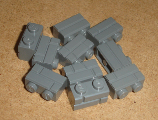 Lego 151840-X (98283) kostky ve tvaru cihly, zdi 10 ks POUŽITÉ