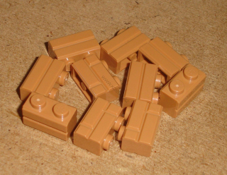 Lego 151880-X (98283) kostky ve tvaru cihly, zdi 10 ks POUŽITÉ