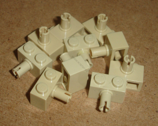 Lego 152055-X (2458, 44865) kostky s pinem 10 ks POUŽITÉ