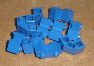 Lego 154395-X (87620) speciální kostka facet 10 ks POUŽITÉ