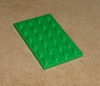 Lego 204180 (3032) destička, podložka 4x6 1 ks POUŽITÉ