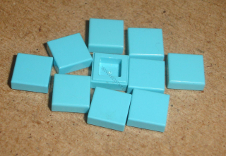 Lego 600150-X (3070) hladké kostky 1x1 10 ks POUŽITÉ