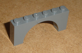 Lego 421670 (15254) mostový oblouk 1x6x2 1 ks POUŽITÉ