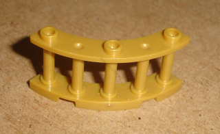 Lego 425645 (21229) plot, zábradlí zahnuté 4x4x2 1 ks POUŽITÉ