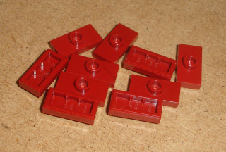 Lego 256095-X (15573) destička speciální 1x2 10 ks POUŽITÉ