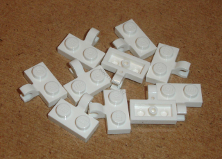 Lego 257645-X (11476) destička speciální 1x2, klip 10 ks POUŽITÉ