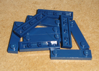 Lego 258685-X (92593, 41740) destička speciální 1x4 10 ks POUŽITÉ