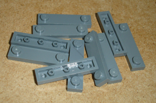 Lego 258690-X (92593) destička speciální 1x4 10 ks POUŽITÉ