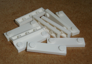 Lego 258770-X (92593) destička speciální 1x4 10 ks POUŽITÉ