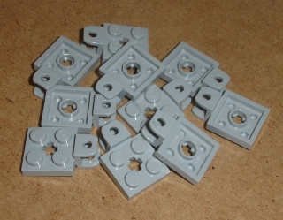 Lego 259935-X (63082) destička speciální 2x2, tažné 10 ks POUŽITÉ