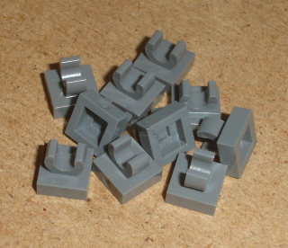 Lego 250880-X (15712) destička hladká speciální 1x1 s klipem 10 ks POUŽITÉ