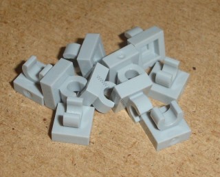 Lego 250881-X (15712) destička hladká speciální 1x1 s klipem 10 ks POUŽITÉ