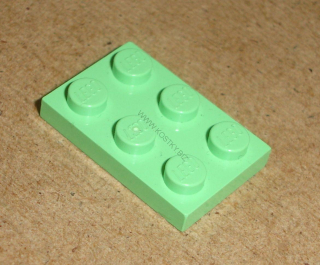 Lego 202455 (3021) destička, podložka 2x3 1 ks POUŽITÉ