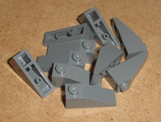 Lego 301215-X (4286) šikmá, střecha 33 3x1 10 ks POUŽITÉ