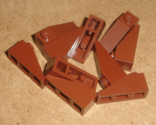 Lego 301345-X (4286) šikmá, střecha 33 3x1 10 ks POUŽITÉ