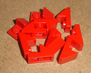 Lego 303035-X (92946) šikmá, střecha 45 2x1 speciální 10 ks POUŽITÉ
