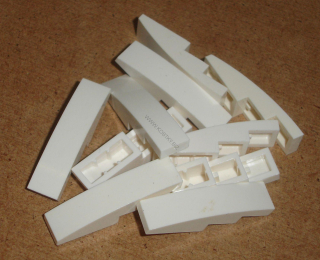 Lego 701260-X (61678) šikmá, zakulacená 4x1 10 ks POUŽITÉ