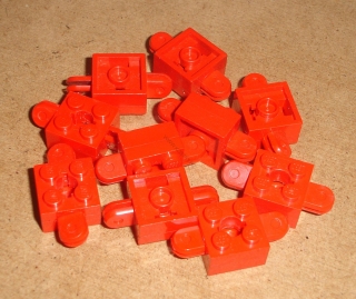 Lego 660644-X (792c03) panty (části rukou) 10 ks POUŽITÉ