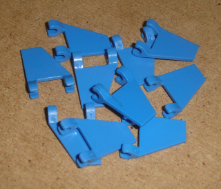 Lego 929550-X (44676) vlajka 2x2 lichoběžník 10 ks POUŽITÉ