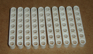 Lego 522560-X (32524) technic rameno 1x7 10 ks POUŽITÉ