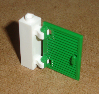 Lego 400673-3 (60800a, 60583) okno 1x2x3 se sloupkem 1 ks POUŽITÉ