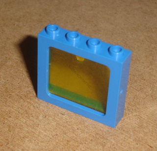 Lego 400747-3 (4033, 3855a) okno 1x4x3 vlakové se sklem 1 ks POUŽITÉ