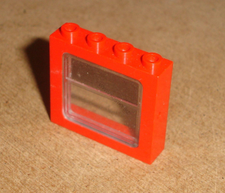 Lego 400750-2 (4033, 4034) okno 1x4x3 vlakové se sklem 1 ks POUŽITÉ