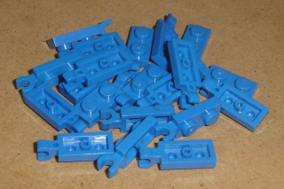 Lego 250307-X (63868) destička speciální 1x2, klip 20 ks POUŽITÉ