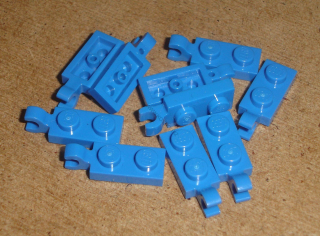 Lego 257395-X (63868) destička speciální 1x2, klip 20 ks POUŽITÉ