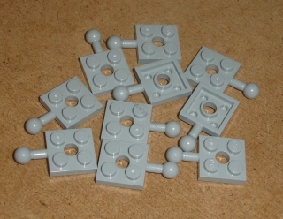 Lego 259950-X (15456) destička speciální 2x2, tažné 10 ks POUŽITÉ